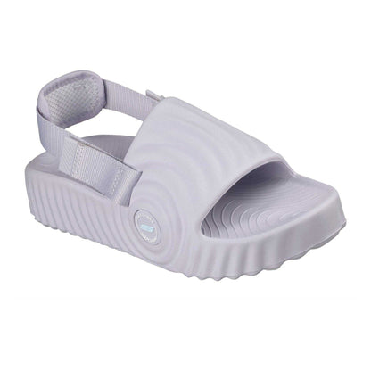 Periwinkle - Pack Shot - Skechers Womens-Ladies Go Foam Crz Cushioned Sandals