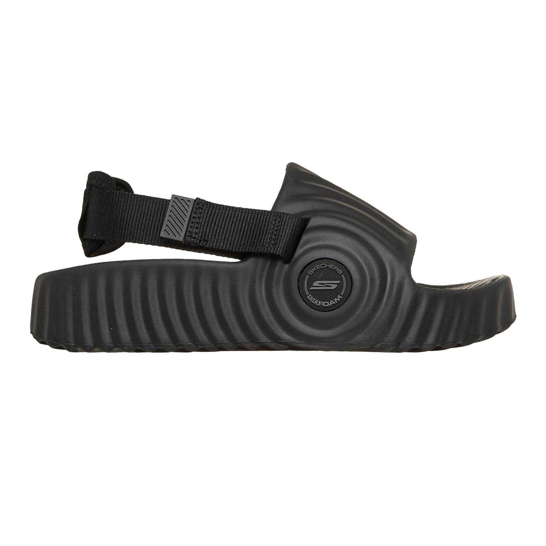 Black - Front - Skechers Womens-Ladies Go Foam Crz Cushioned Sandals