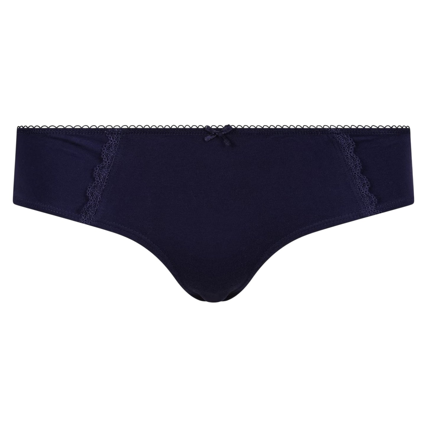 Blue-Grey-Black - Lifestyle - Lee Womens-Ladies Lace Detail Briefs (Pack of 3)