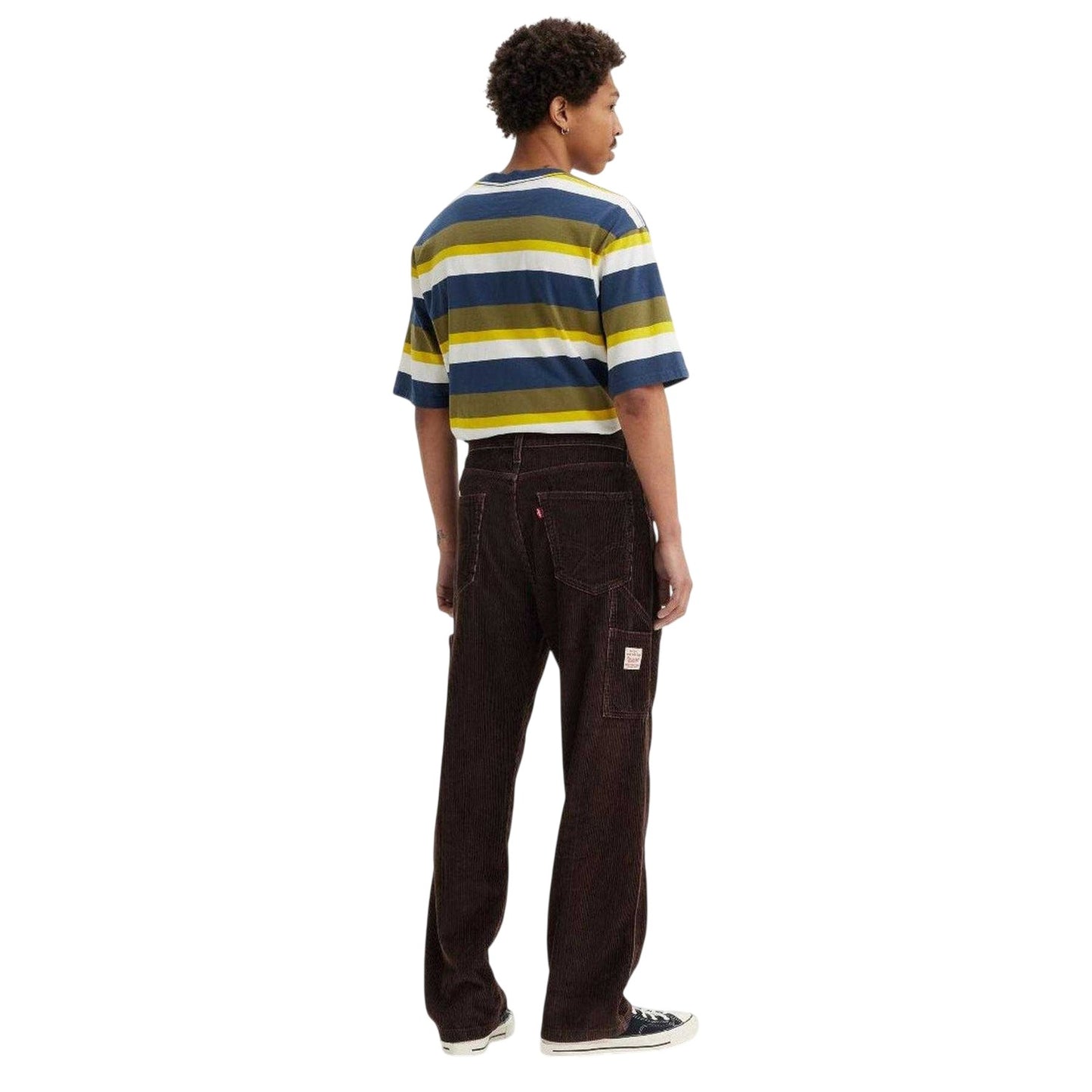 Black Coffee - Back - Levis Mens Denim Carpenter Mid Rise Jeans