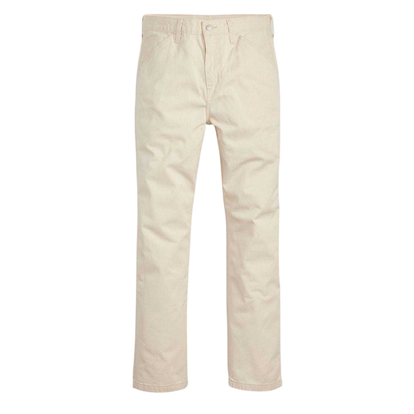 Ecru - Front - Levis Mens Denim Carpenter Mid Rise Jeans