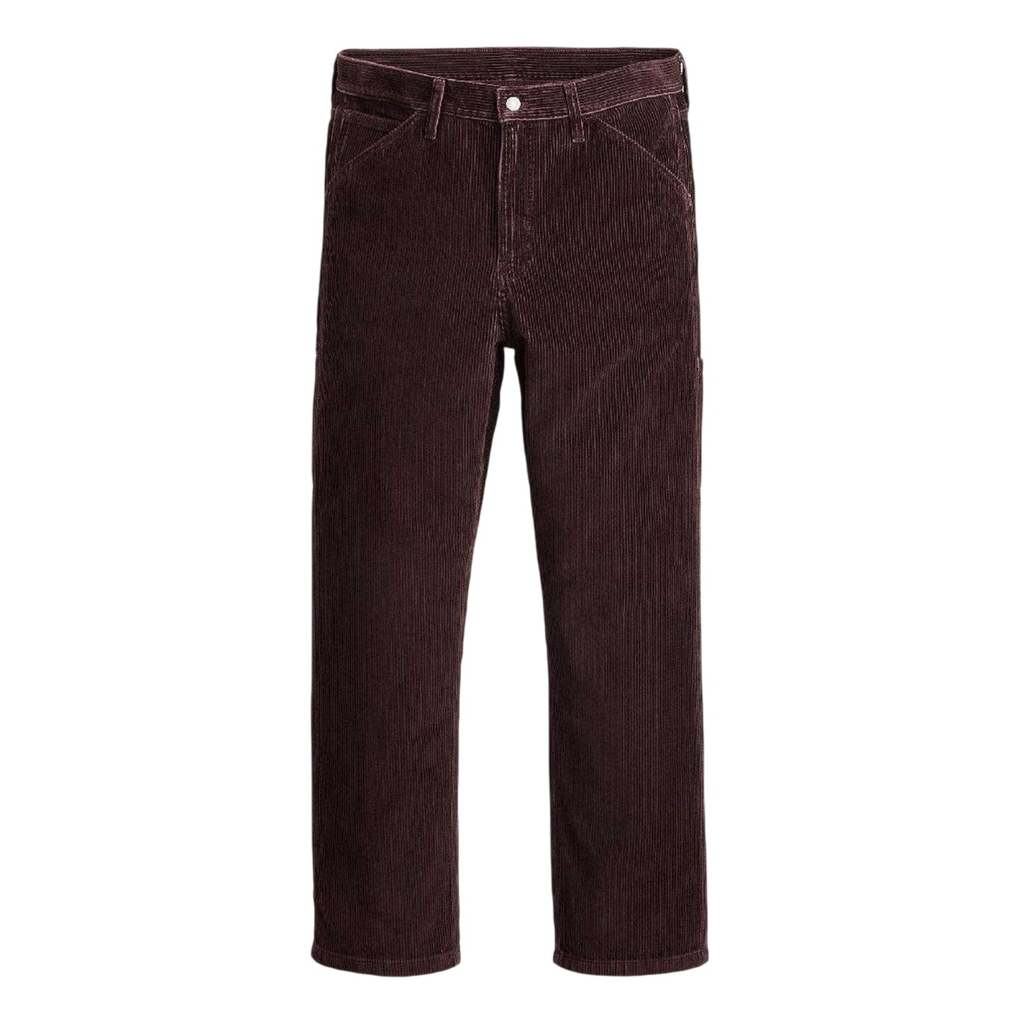 Black Coffee - Front - Levis Mens Denim Carpenter Mid Rise Jeans