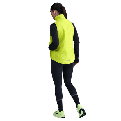 Cyber Green - Back - Nike Womens-Ladies Repel Aeroloft Therma-Fit Gilet