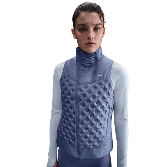 Indigo - Front - Nike Womens-Ladies Repel Aeroloft Therma-Fit Gilet