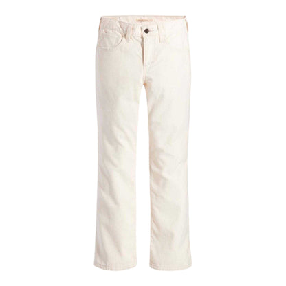 Cream - Front - Levis Womens-Ladies Middy Cotton Bootcut Jeans
