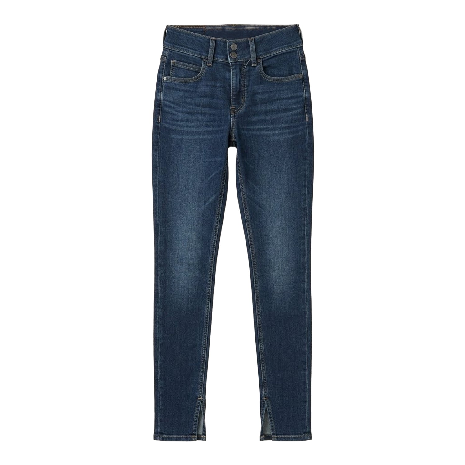 Dark Blue - Front - Levis Womens-Ladies 311 Denim Split Hem Shaping Skinny Jeans
