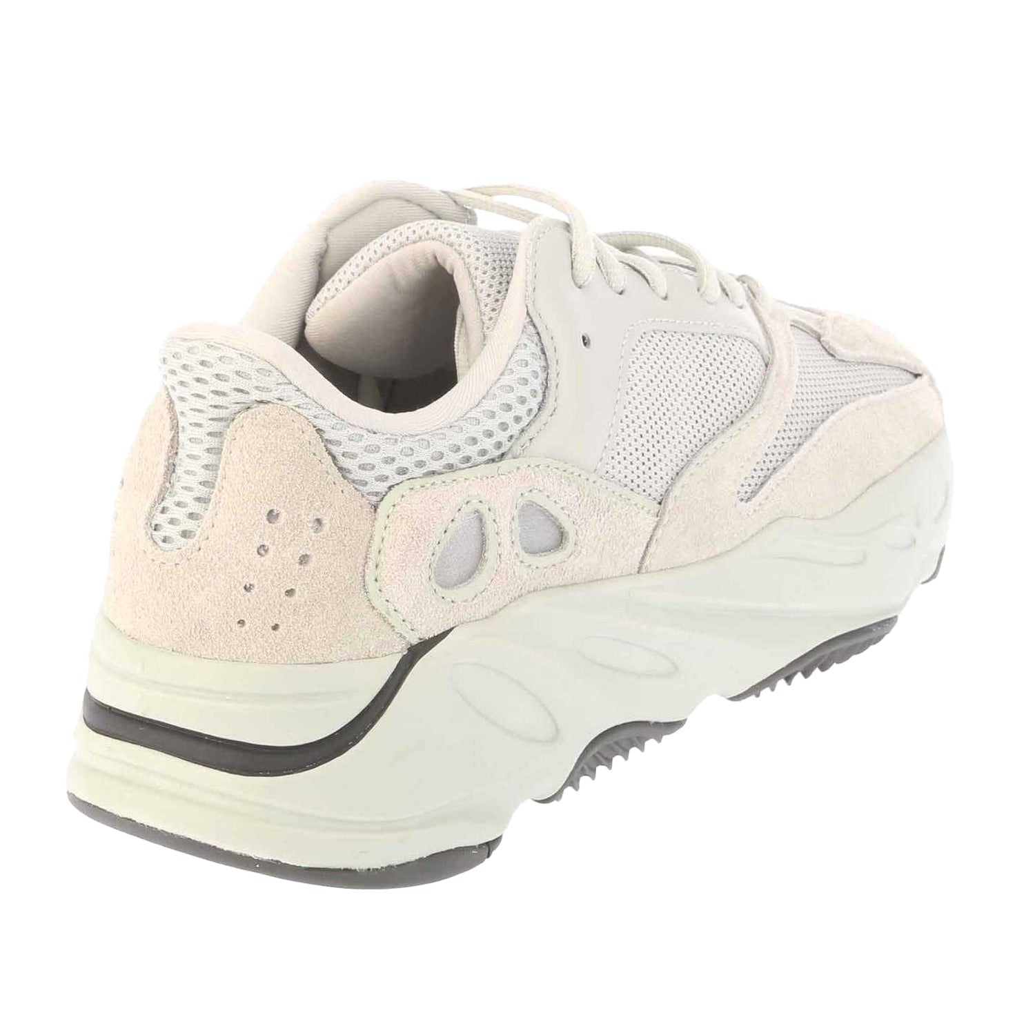 Grey - Back - Yeezy Mens Boost 700 Leather Trainers