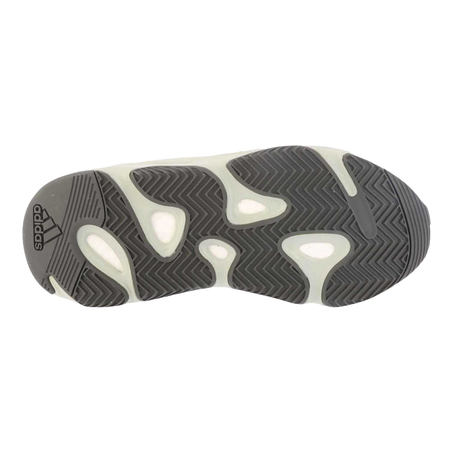 Grey - Lifestyle - Yeezy Mens Boost 700 Leather Trainers