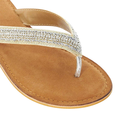 Tan - Lifestyle - Dune London Womens-Ladies Labyrinth Beaded Suede Summer Sandals