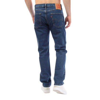Blue - Back - Levis Mens Straight Leg Slim Jeans