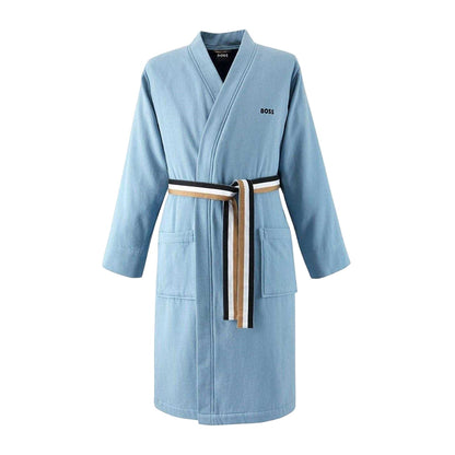 Horizon - Front - Boss Womens-Ladies Blinea Stripe Detail Kimono Robe