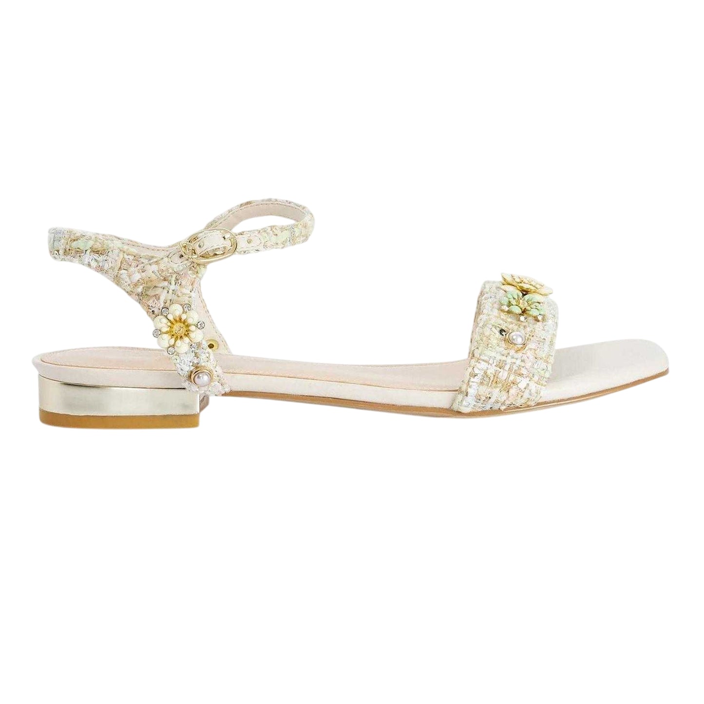 Multicoloured - Front - Dune London Womens-Ladies Nemesia Embellished Sandals