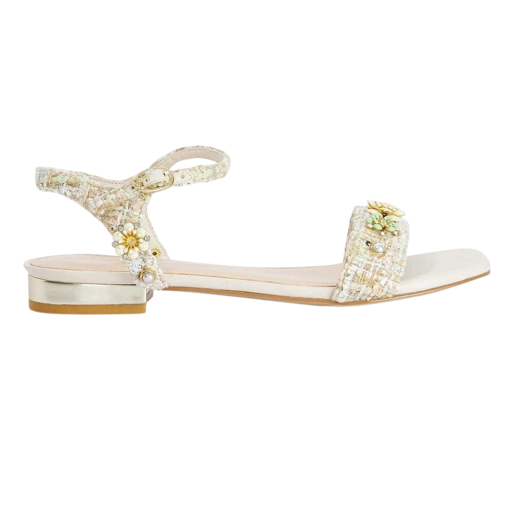 Multicoloured - Front - Dune London Womens-Ladies Nemesia Embellished Sandals