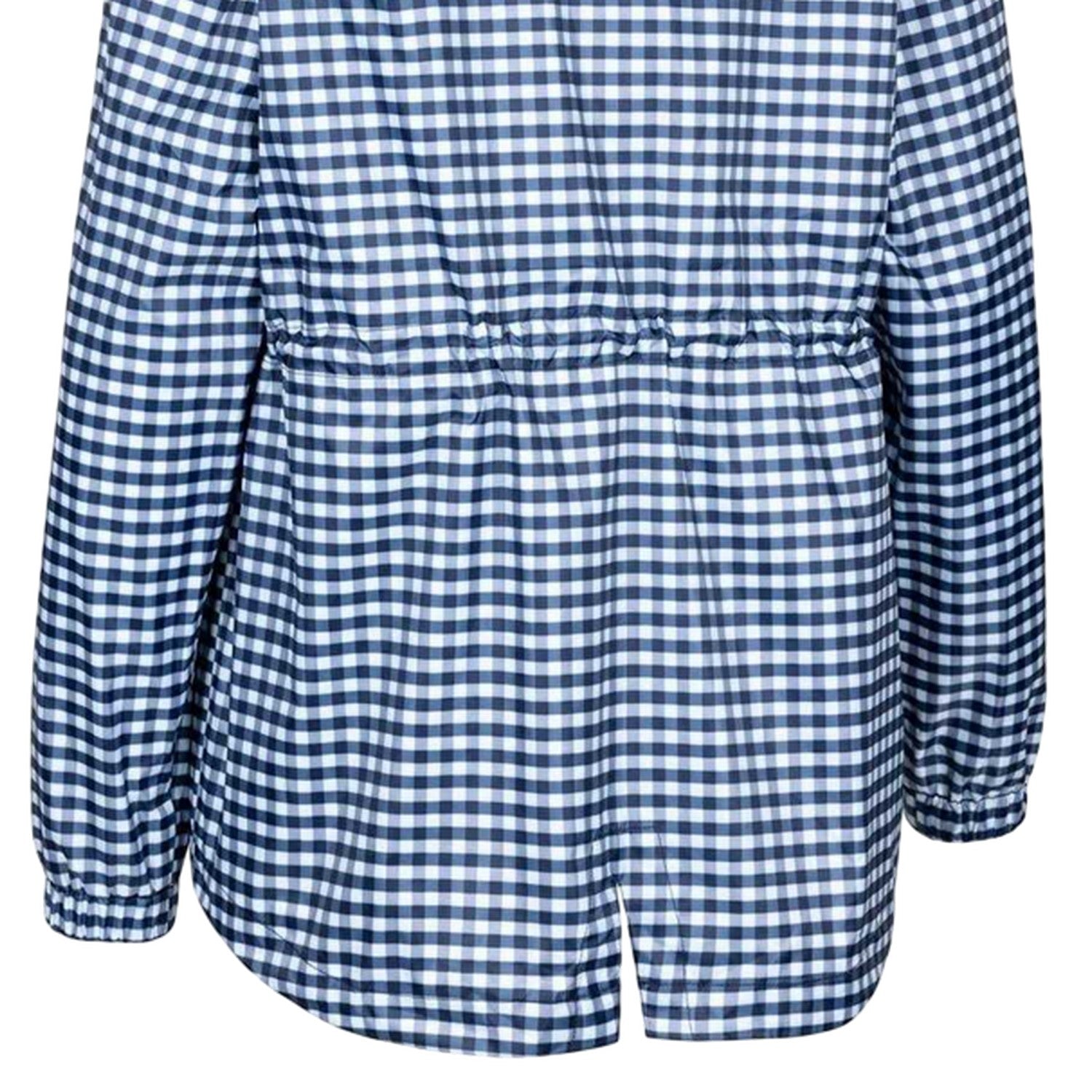Navy - Lifestyle - Trespass Womens-Ladies Niggle Gingham Raincoat