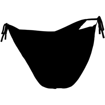 Black - Side - Nike Womens-Ladies Tri String Bikini Bottoms