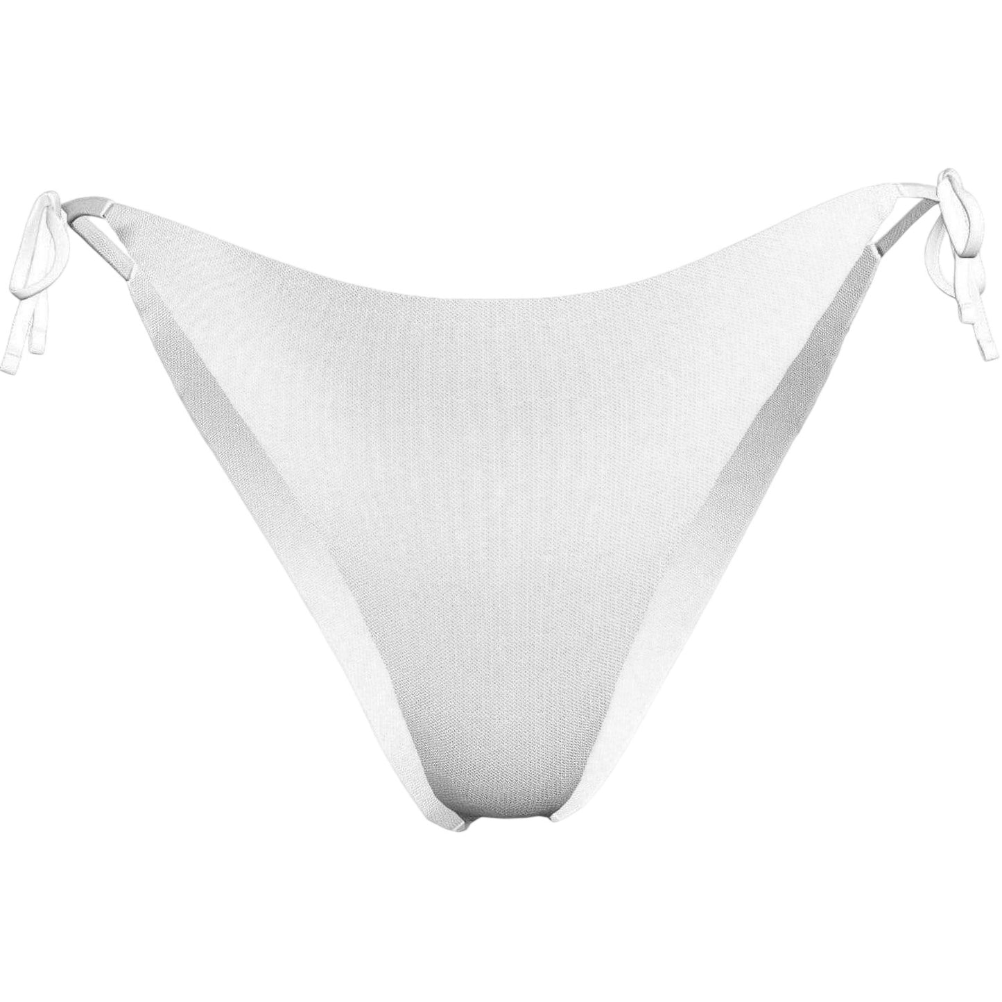 White - Front - Nike Womens-Ladies Tri String Bikini Bottoms