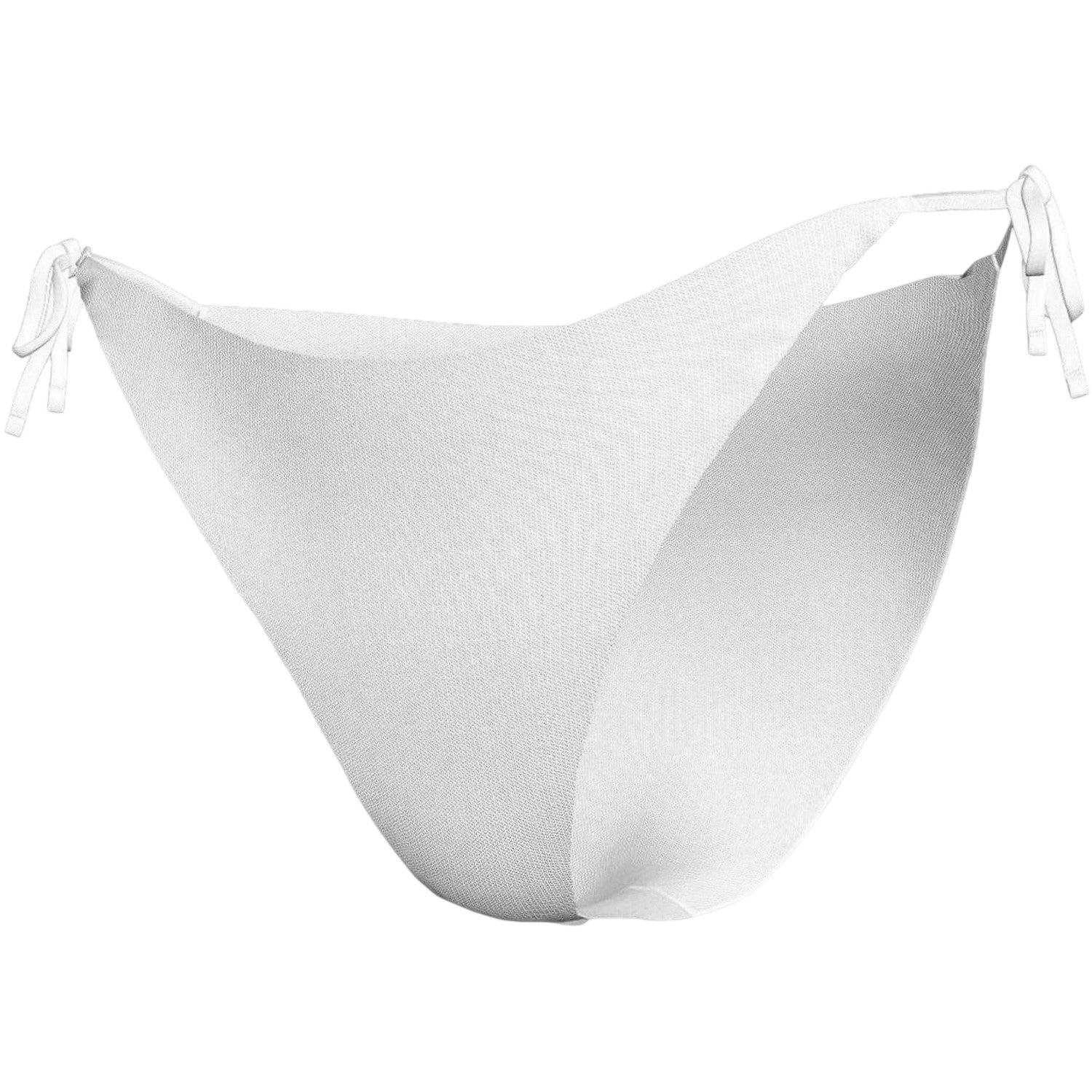 White - Side - Nike Womens-Ladies Tri String Bikini Bottoms