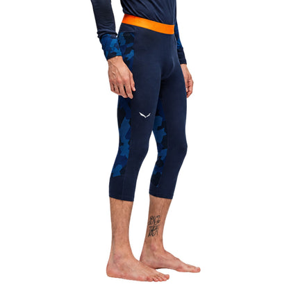 Navy Blazer - Side - Salewa Mens Boe 3-4 Tights