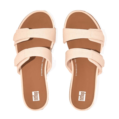 Rose - Lifestyle - FitFlop Womens-Ladies Gracie Canvas Adjustable Sandals