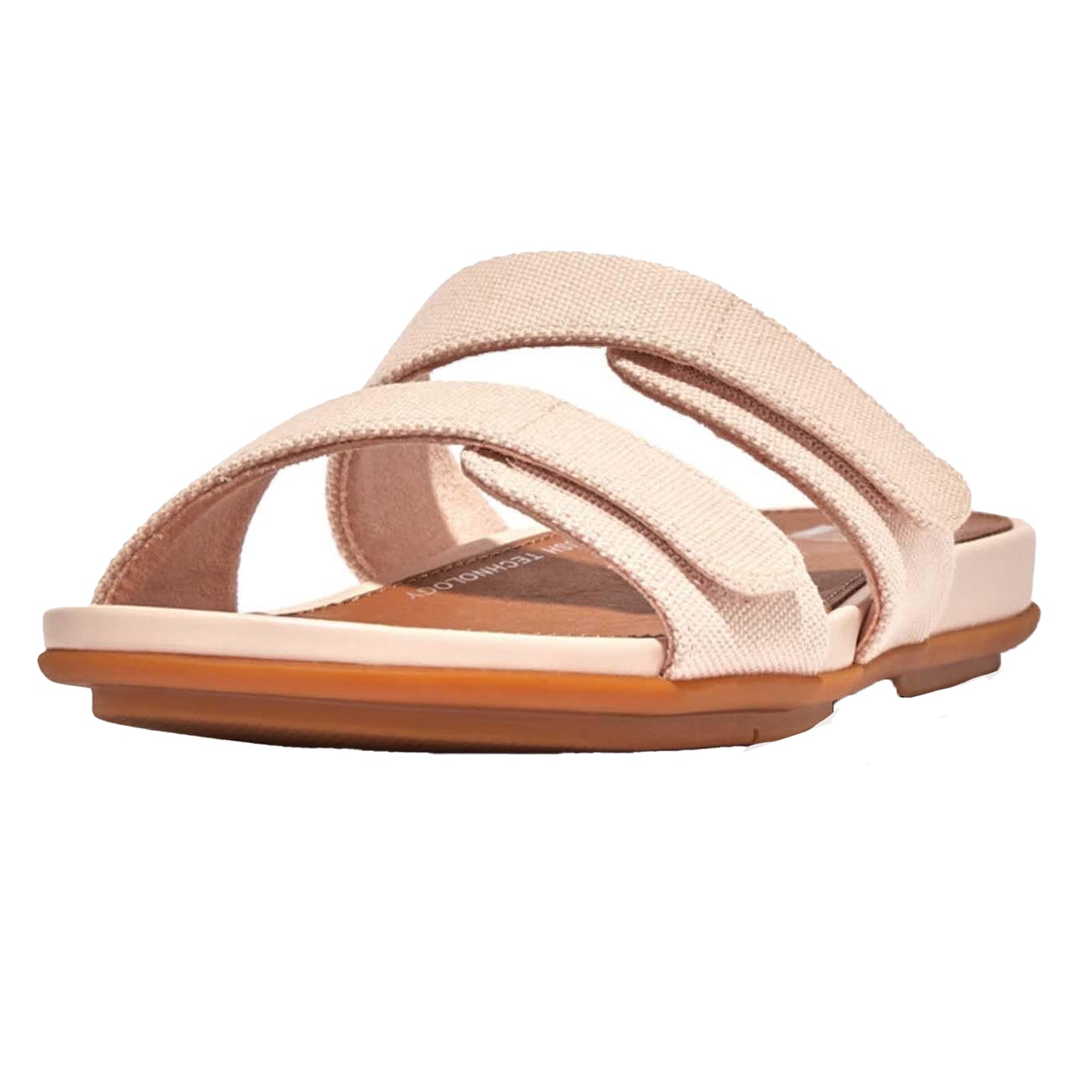 Rose - Front - FitFlop Womens-Ladies Gracie Canvas Adjustable Sandals