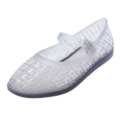 Transparent - Lifestyle - Melissa Womens-Ladies Harper Round Toe Flare Heel Mary Janes