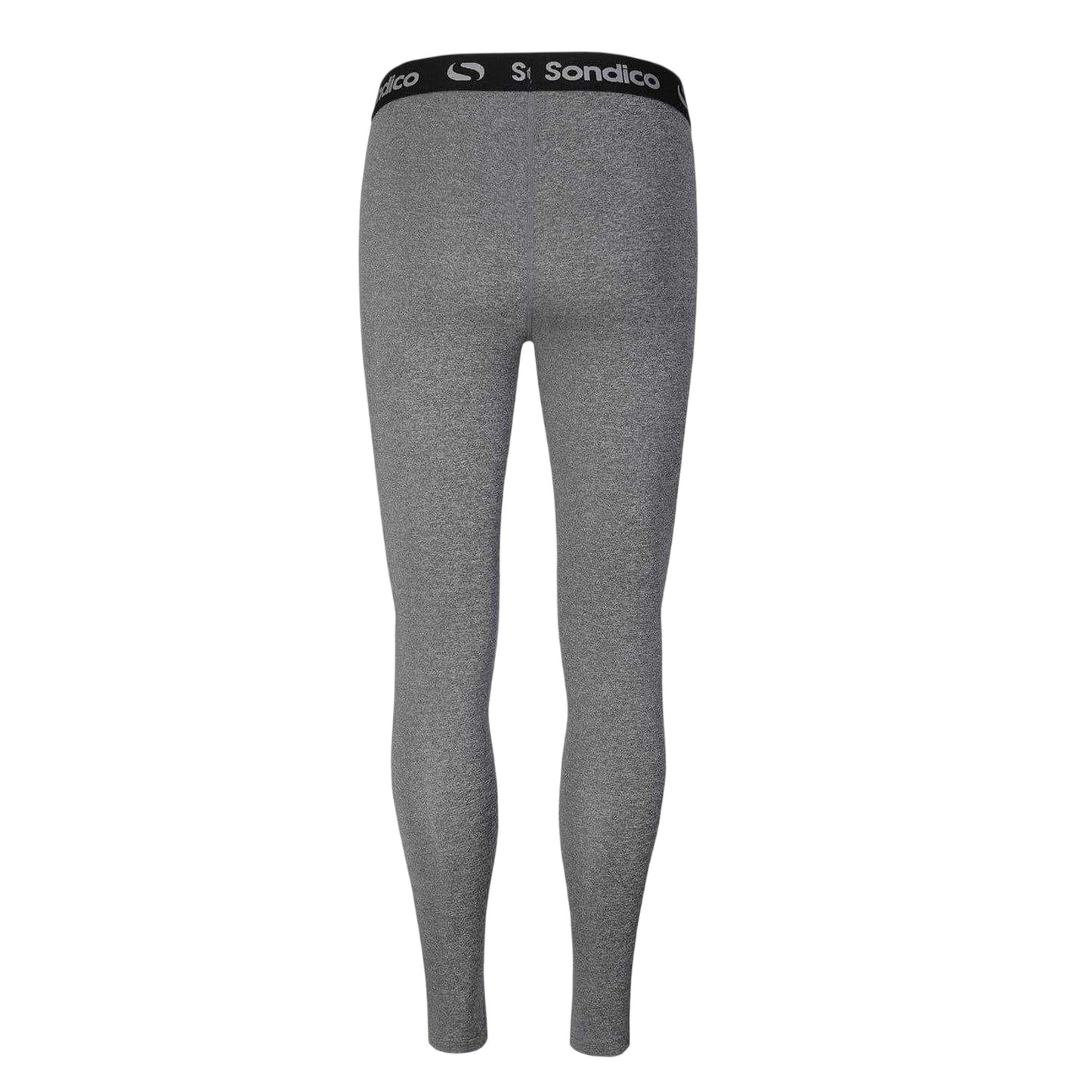Grey Marl - Back - Sondico Mens Core Sport Tights