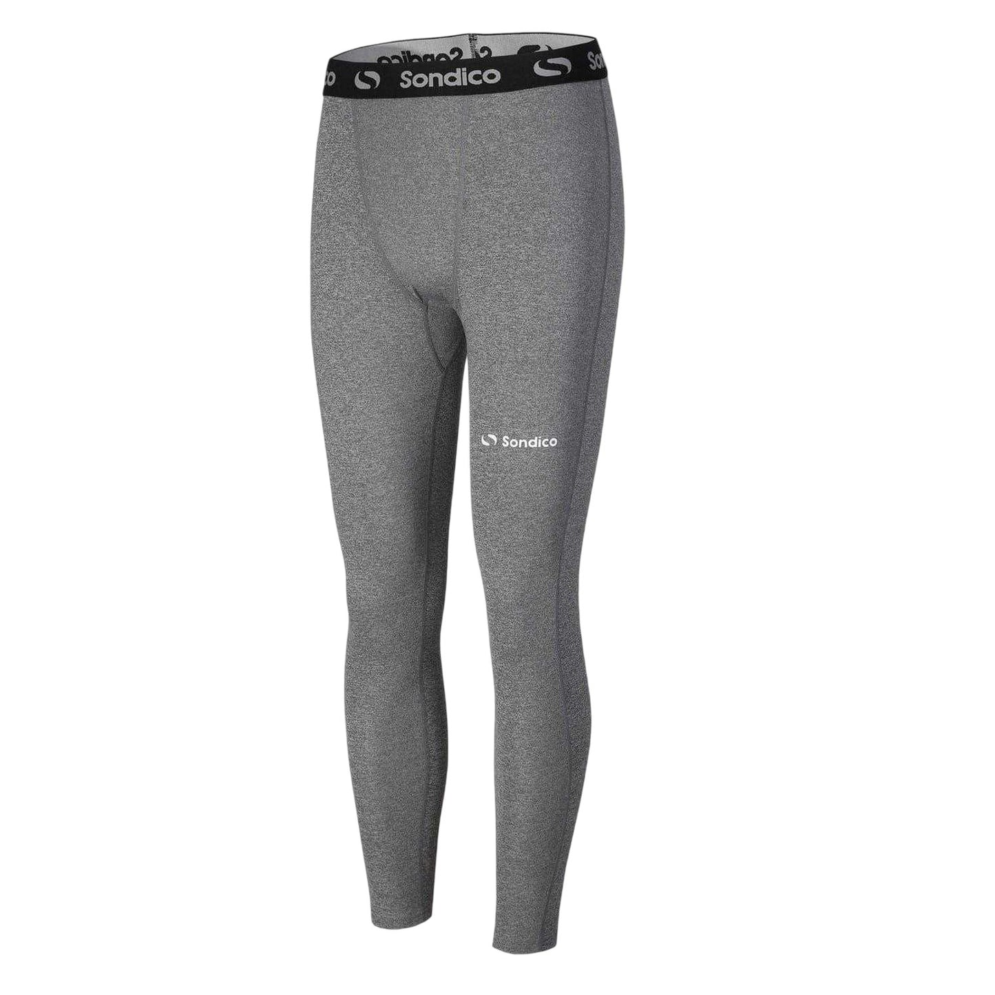 Grey Marl - Side - Sondico Mens Core Sport Tights
