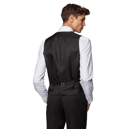 Black - Back - Boss Mens Wilson Waistcoat