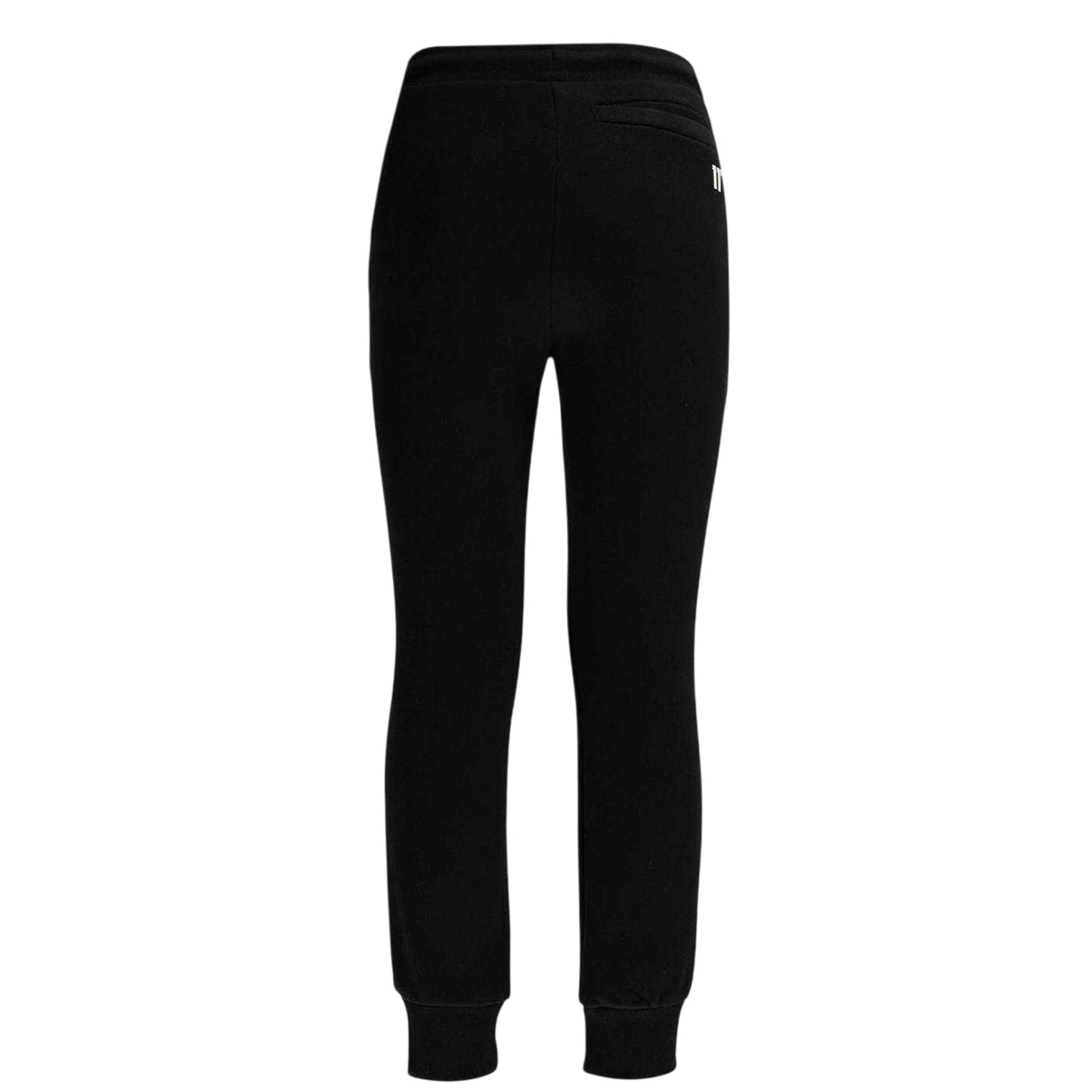 Black - Back - 11 Degrees Mens Cotton Skinny Joggers