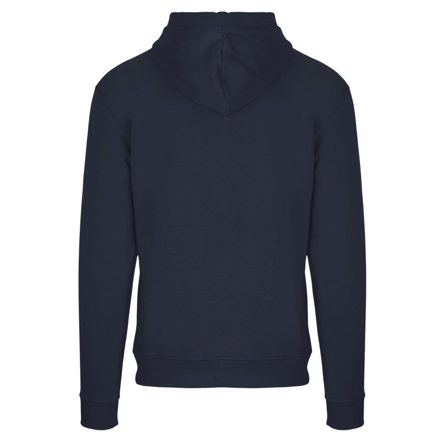 Navy - Back - Aquascutum Mens Kangaroo Pocket Long-Sleeved Hoodie