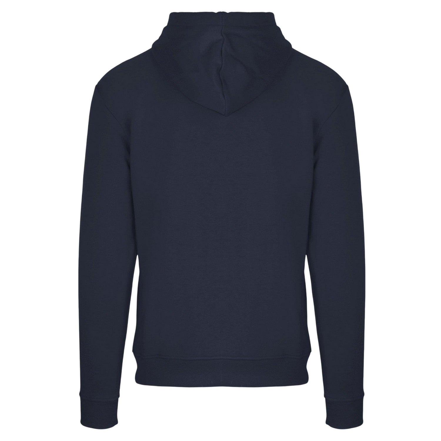 Navy - Back - Aquascutum Mens Kangaroo Pocket Long-Sleeved Hoodie