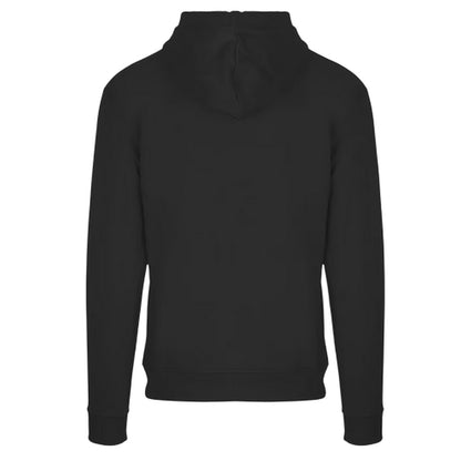 Black - Back - Aquascutum Mens Kangaroo Pocket Long-Sleeved Hoodie