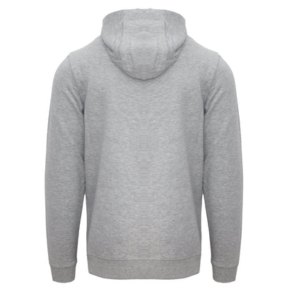 Grey - Back - Aquascutum Mens Kangaroo Pocket Long-Sleeved Hoodie