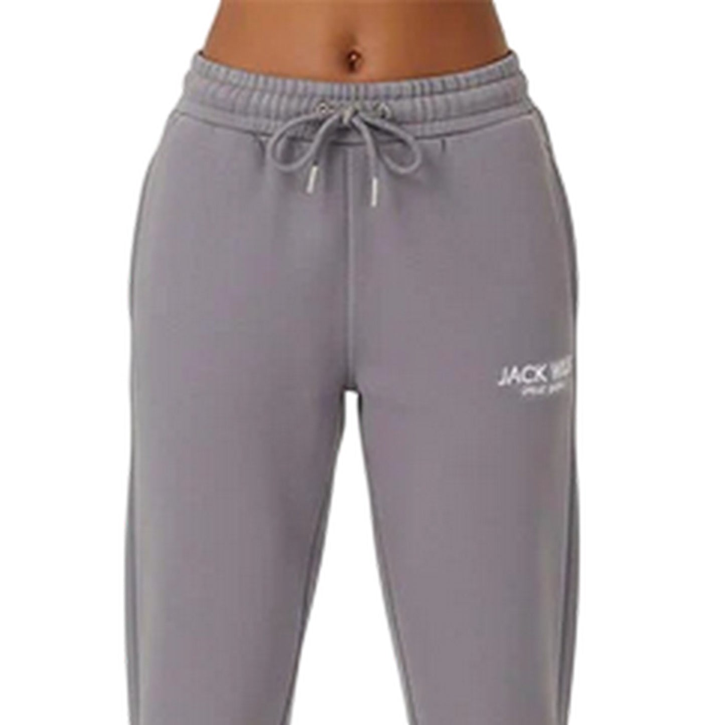 Dusky Blue - Side - Jack Wills Womens-Ladies Bayton Relaxed Fit Jogging Bottoms