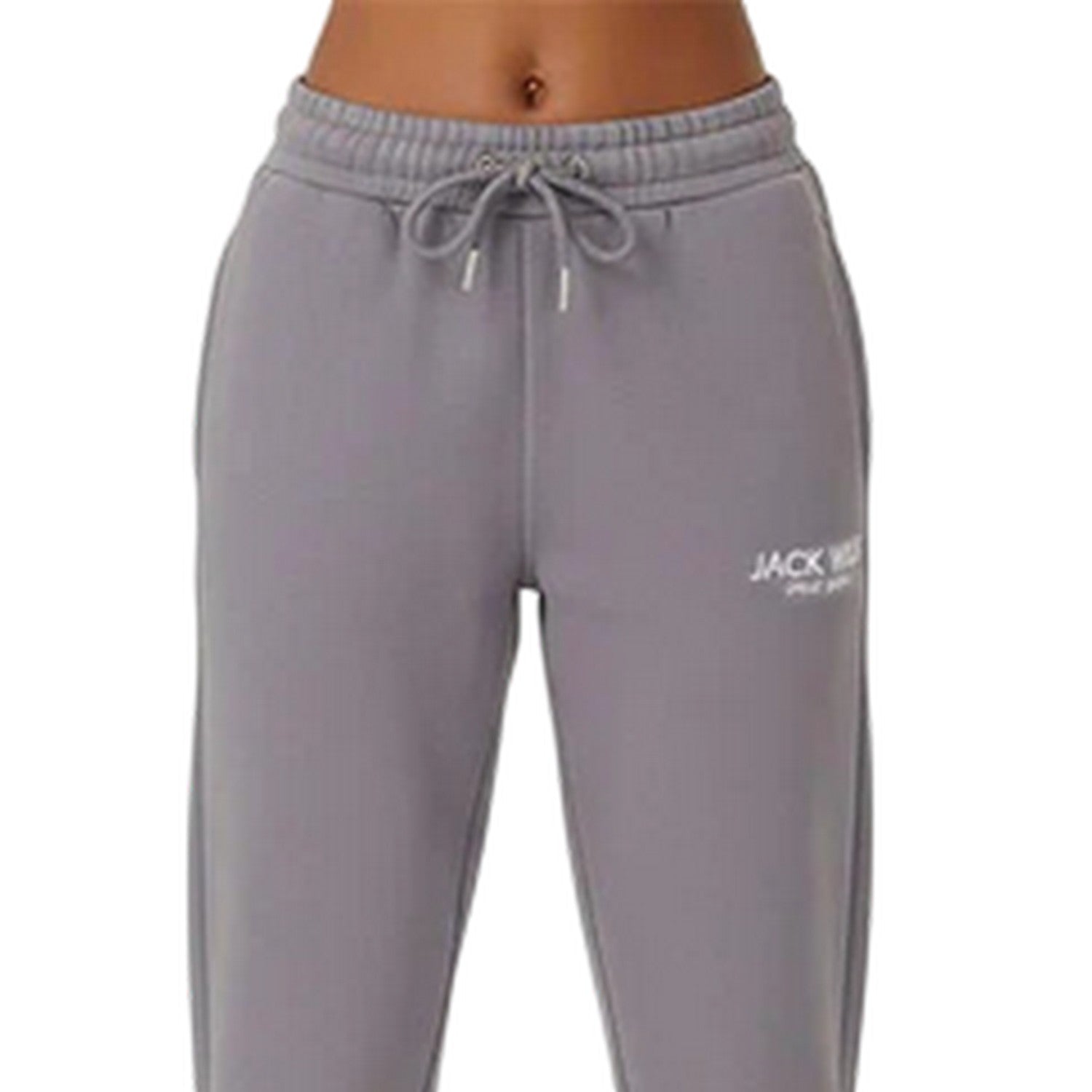Dusky Blue - Side - Jack Wills Womens-Ladies Bayton Relaxed Fit Jogging Bottoms