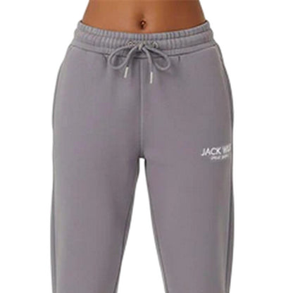 Dusky Blue - Side - Jack Wills Womens-Ladies Bayton Relaxed Fit Jogging Bottoms