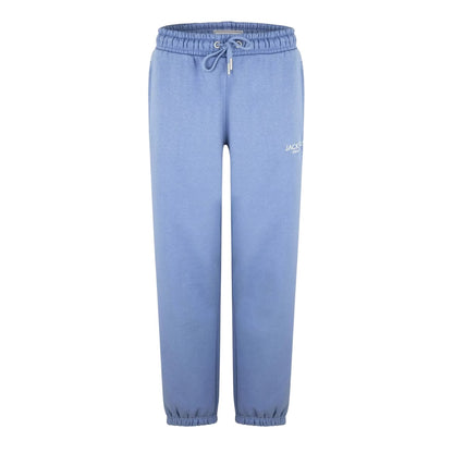 Periwinkle - Front - Jack Wills Womens-Ladies Bayton Relaxed Fit Jogging Bottoms
