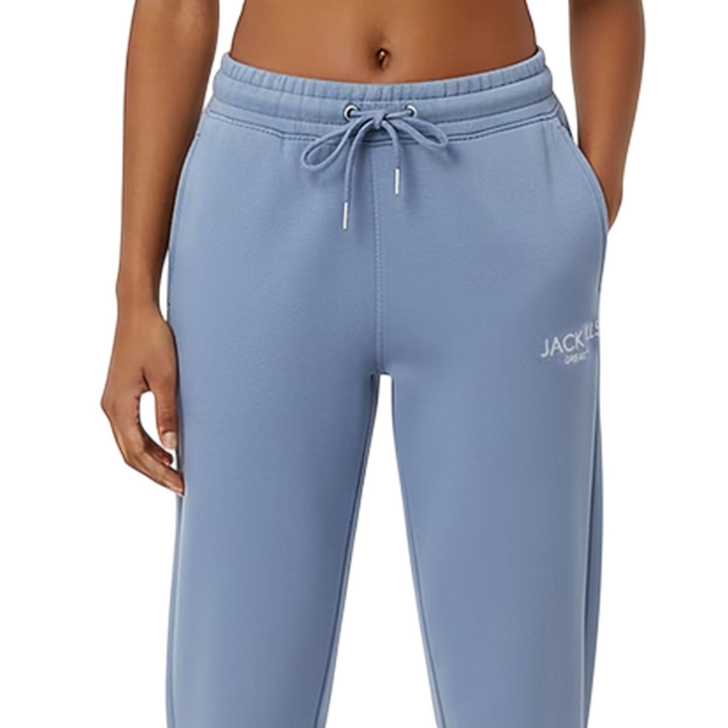 Periwinkle - Side - Jack Wills Womens-Ladies Bayton Relaxed Fit Jogging Bottoms