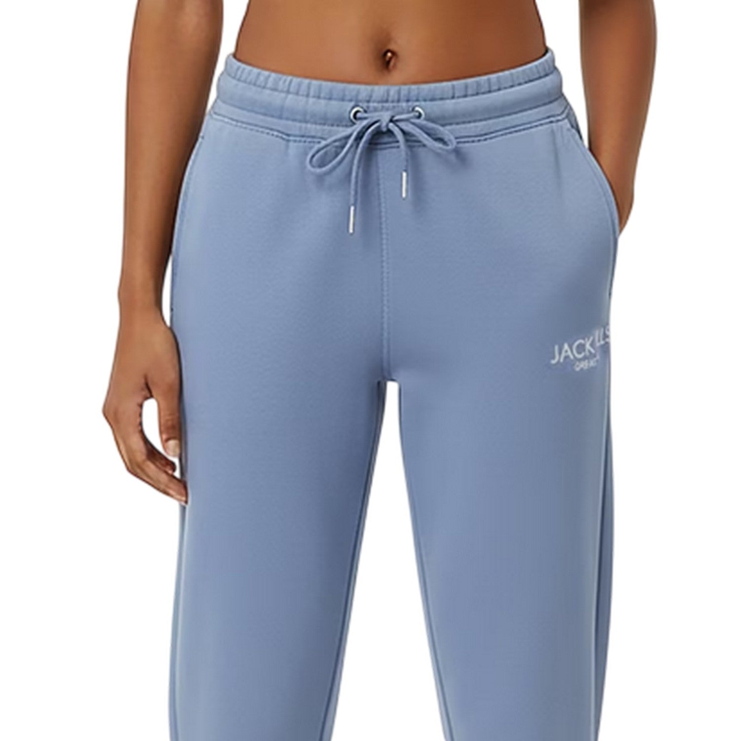 Periwinkle - Side - Jack Wills Womens-Ladies Bayton Relaxed Fit Jogging Bottoms