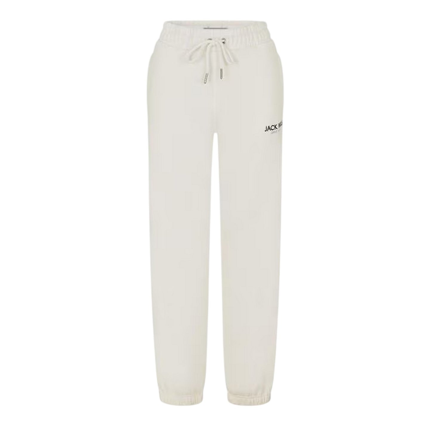 Vintage White - Front - Jack Wills Womens-Ladies Bayton Relaxed Fit Jogging Bottoms