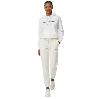 Vintage White - Lifestyle - Jack Wills Womens-Ladies Bayton Relaxed Fit Jogging Bottoms