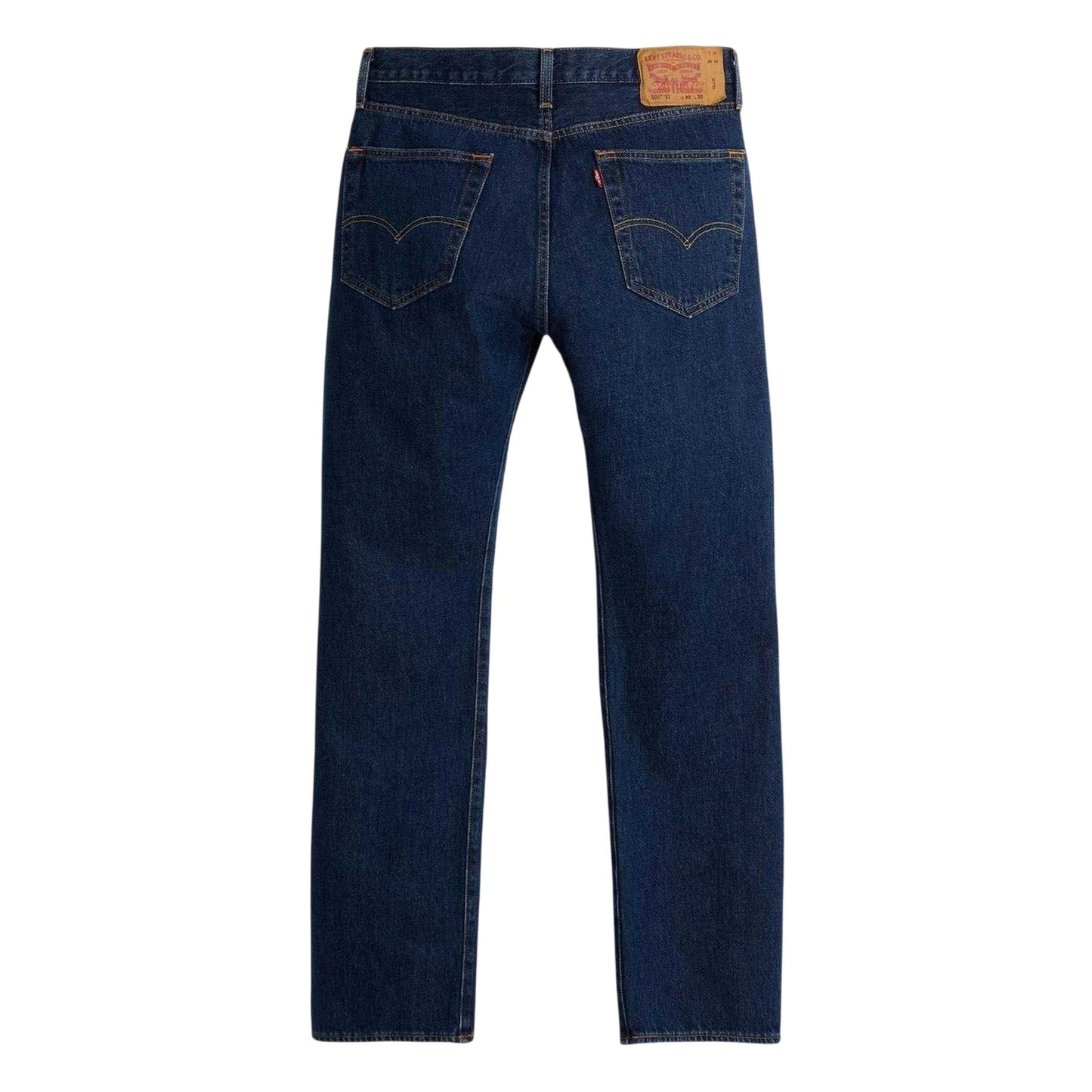 Blue - Back - Levis Mens Coaster 93 Denim Straight Jeans