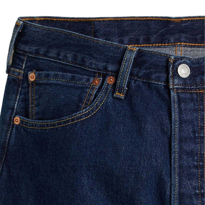Blue - Side - Levis Mens Coaster 93 Denim Straight Jeans