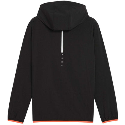 Black-Grey - Back - Puma Mens Flex Woven Sport Tracksuit