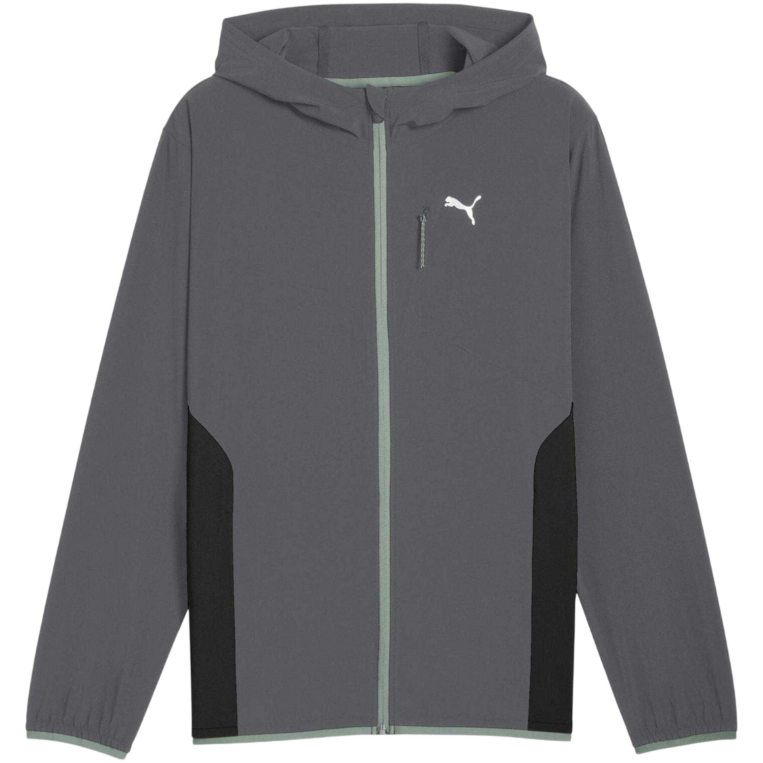 Dark Grey - Front - Puma Mens Flex Woven Sport Tracksuit