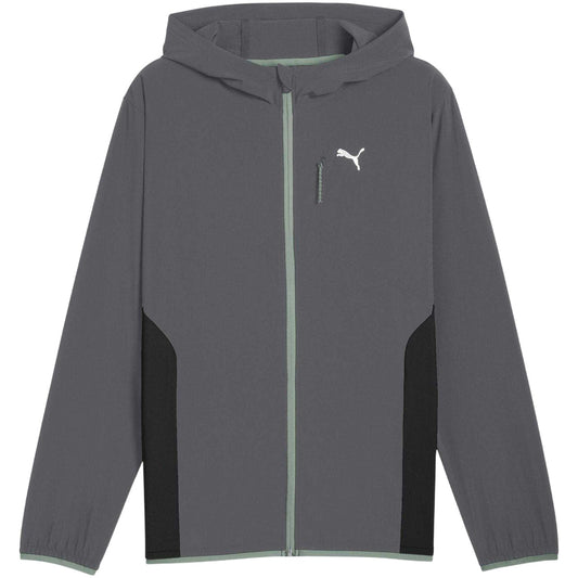 Dark Grey - Front - Puma Mens Flex Woven Sport Tracksuit