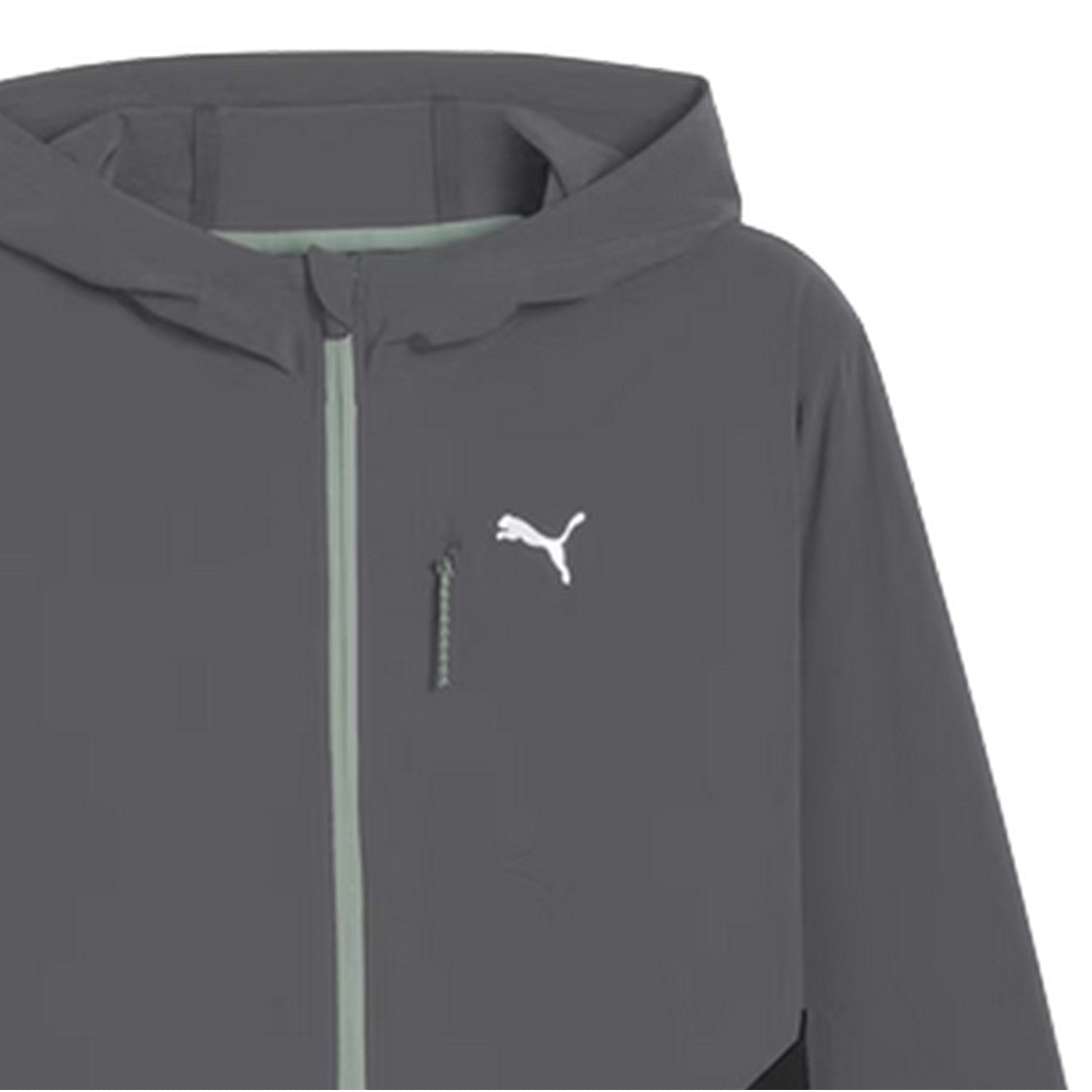 Dark Grey - Side - Puma Mens Flex Woven Sport Tracksuit