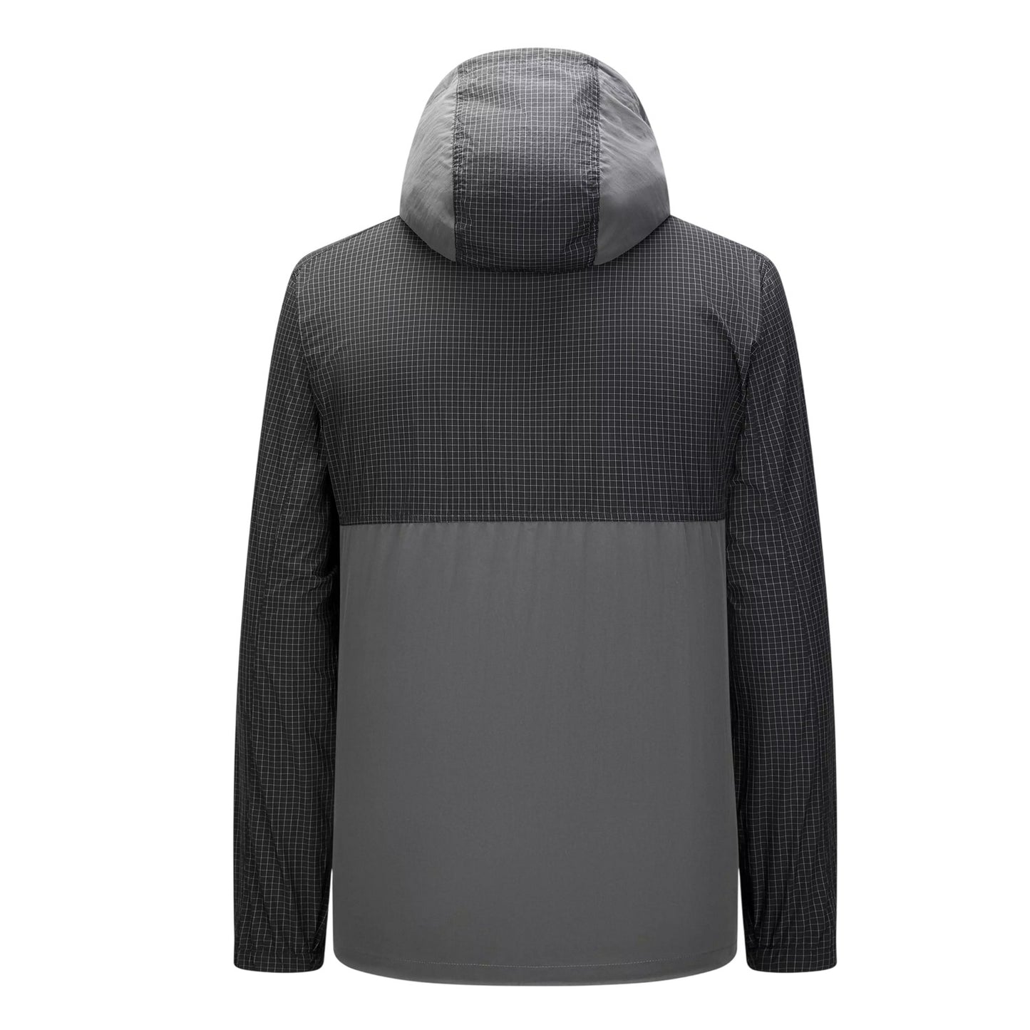 Black - Back - Firetrap Mens Lightweight Hooded Jacket