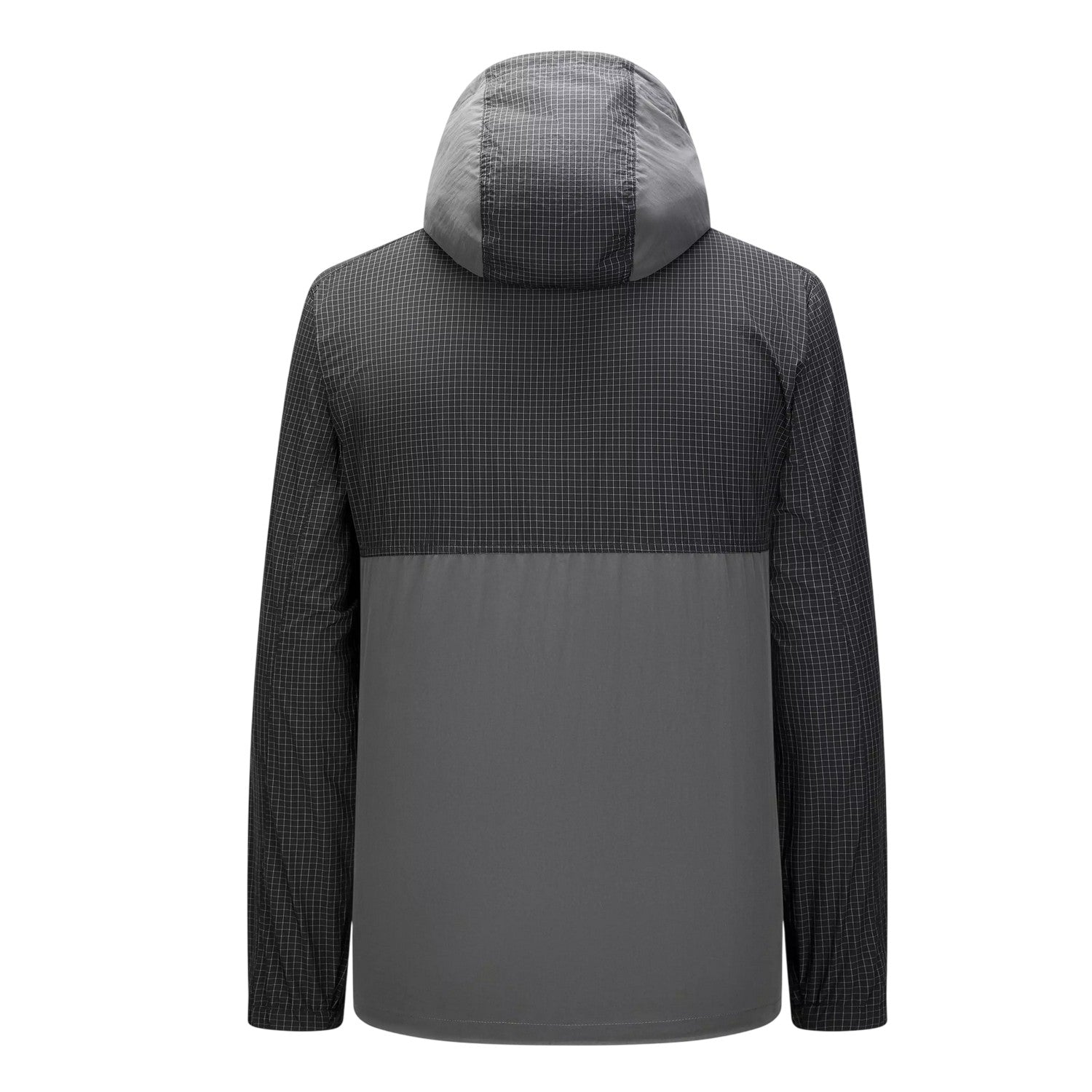 Black - Back - Firetrap Mens Lightweight Hooded Jacket