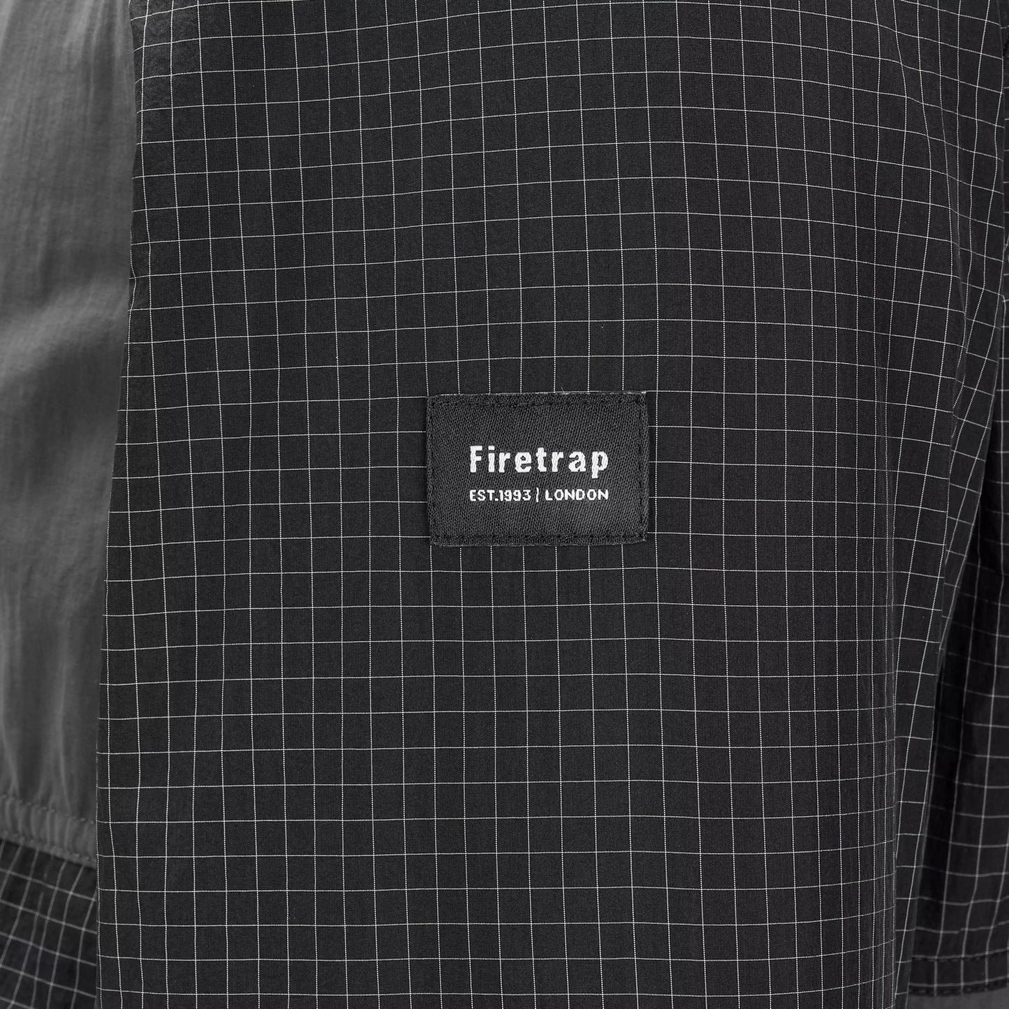 Black - Lifestyle - Firetrap Mens Lightweight Hooded Jacket